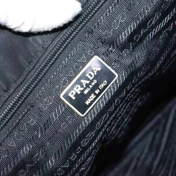 PRADA Tote Bag Nylon Black Auth - Picture 13 of 16